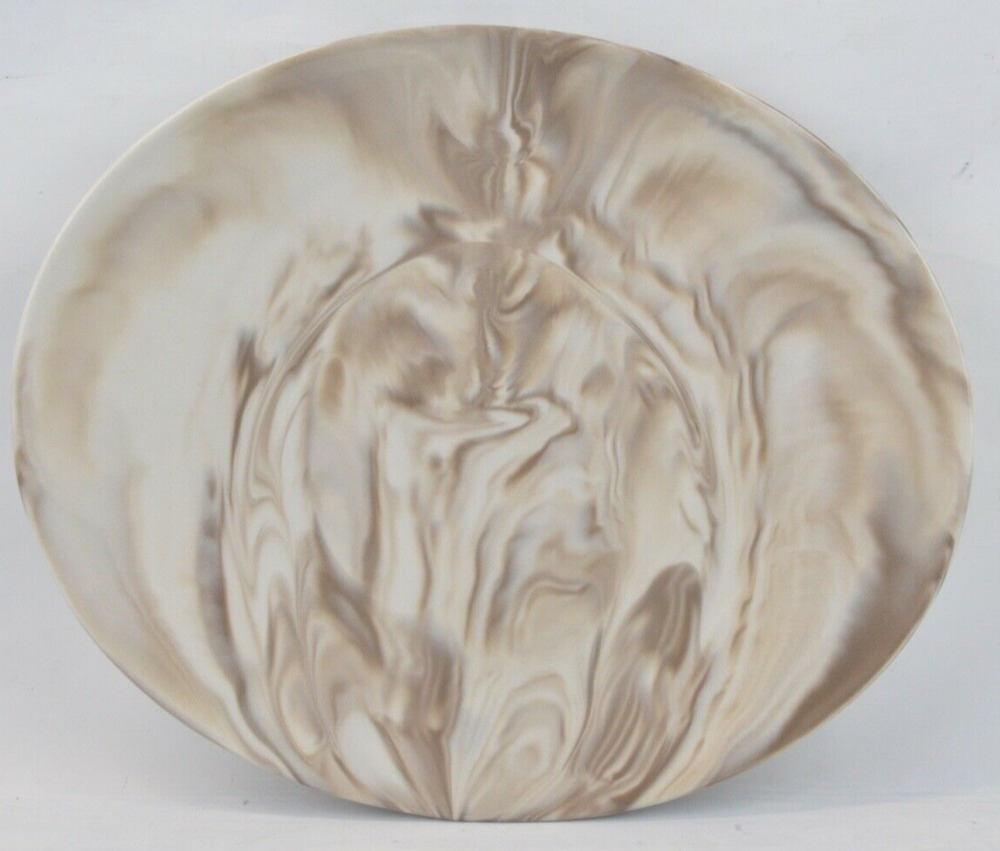 Nambe Butterfly II Marble Pattern Oval Serving Platter 11"